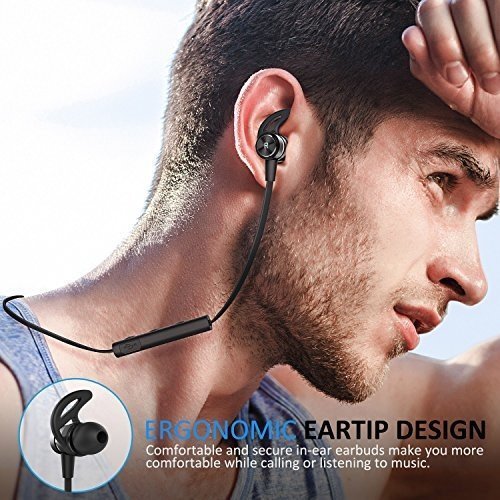 Bluetooth Kopfhörer, ATGOIN Bluetooth 4.1 In-Ear Kopfhörer, Magnetische Kabellose Kopfhörer Wasse