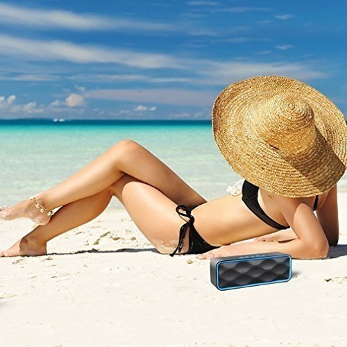 Bluetooth Lautsprecher, ZoeeTree S1 Bluetooth Lautsprecher Portable, Bluetooth 4.2 Speaker, Dual-Tre