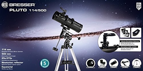 Bresser Spiegelteleskop Pluto EQ 114/500