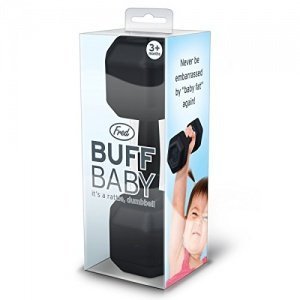 Buff Baby Dumbbell Baby Rattle