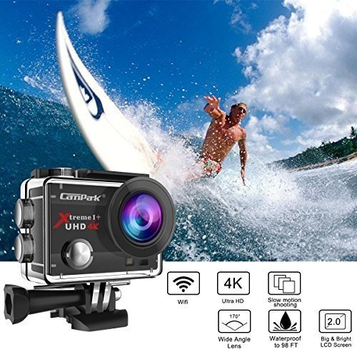 Campark ACT74 Action Kamera WIFI 1080P Sports Cam 4K Camera 16MP Ultra Full HD Helmkamera wasserdich