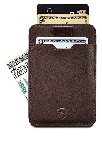 CHELSEA Kreditkartenetui mit RFID Schutz von Vaultskin. Leder Geldbeutel und Kreditkartenhülle, sic