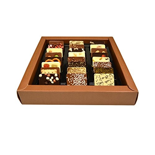 chocri Weltreise 24 Schokoladen-Täfelchen in einer Geschenkbox