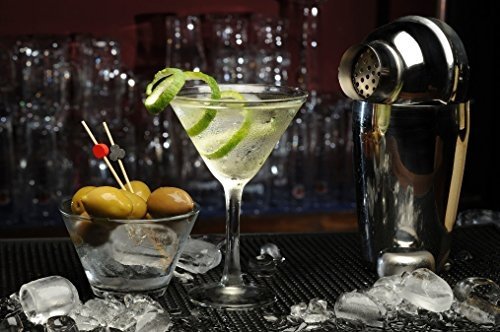Cocktail Shaker Set von VINENCO + Cocktailrezepte Ebook - Premium Edelstahl Bar Cocktailset: Profess