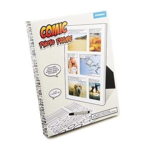 Comic Fotorahmen mit Stift und Aufkleber