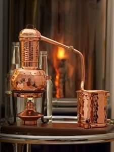 CopperGarden® Destille Arabia 0,5 Liter mit Zubehör - legal Schnapsbrennen und ätherische Öle he