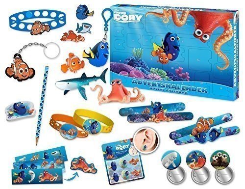 Craze 53974 - Adventskalender Disney Pixar Finding Dory, sortiert, bunt