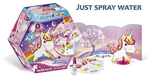 Craze 58467 - Splash Beadys Play Set Unicorn, mit Perlen und Zubehör