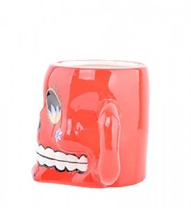 Cute Retro SUGAR SKULL Mug 50s Totenkopf TASSE - Rot Rockabilly