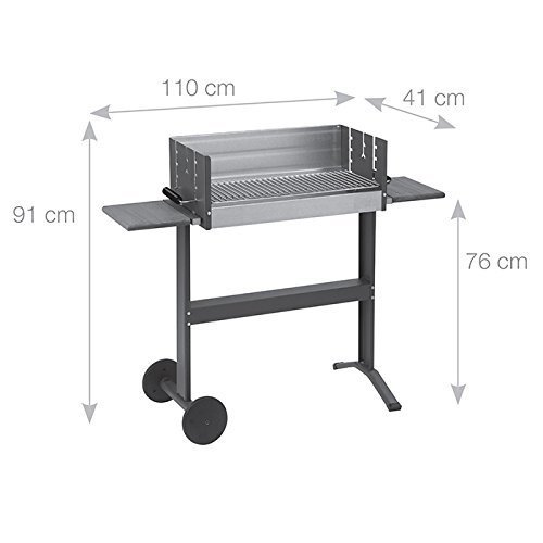 Dancook 5300 - Großer Boxgrill mit Seitenablagen und Rädern.