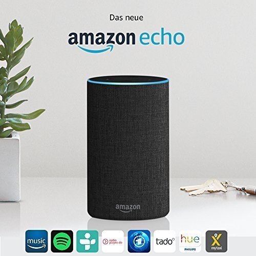 Das neue Amazon Echo (2. Generation), Anthrazit Stoff