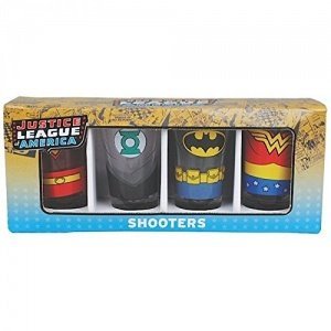 DC Comics - Justice League Schnapsgläser 4er Set 