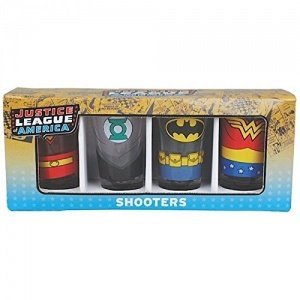 DC Comics - Justice League Schnapsgläser 4er Set 