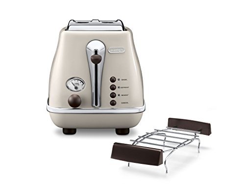 DeLonghi Icona Vintage CTOV 2103.BG Retro Design Toaster, 900W