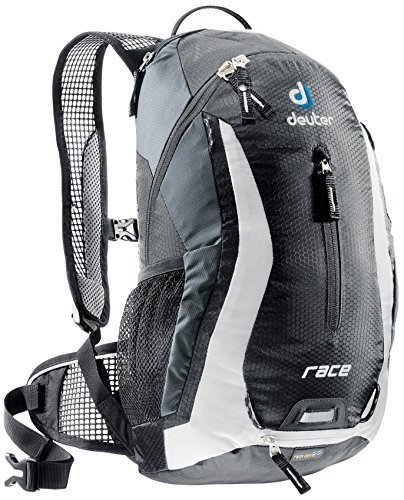 Deuter Herren Rucksack Race, schwarz/weiß, 42 x 21 x 16 cm, 10 Liter, 3211371300