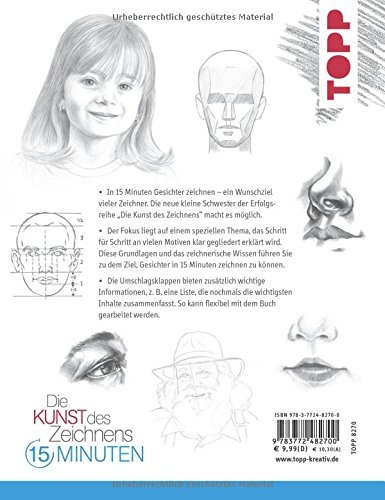 Die Kunst des Zeichnens 15 Minuten Gesichter
