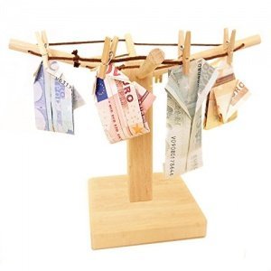 Die kreative Geld-Wäschespinne