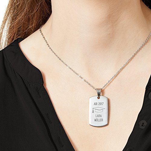 Dog Tag mit Gravur zur Abitur