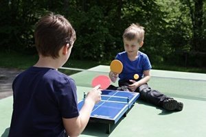 Donic-Schildkröt TT-Minitisch Mini Tischtennis-Set, Blau, 370 x 358 x 60 cm