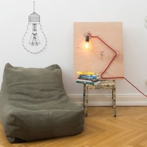 Donkey Products Light It Up Nagel & Faden Set, Wandbild, Bastelset, Fadenbild, 330413