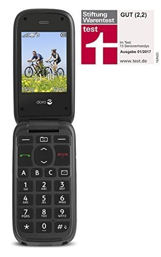 Doro PhoneEasy 613 Mobiltelefon im eleganten Klappdesign (2 Megapixel Kamera, große Tasten und Disp