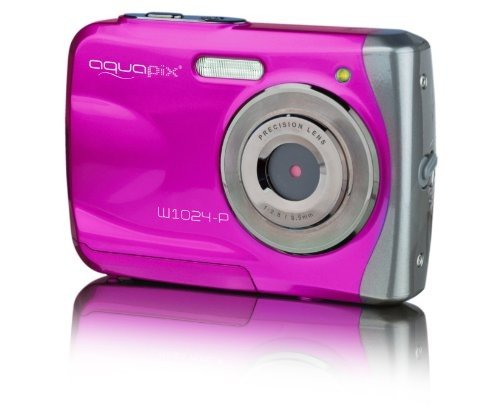 Easypix W1024 Splash Digitalkamera (10 Megapixel, 4-fach digitaler Zoom, 6,1 cm (2,4 Zoll) Display) 