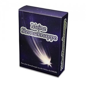 Echte Sternschnuppe in Geschenkbox