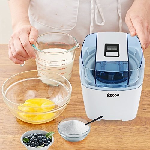 Eismaschine, Ice Cream Maker, Frozen Yoghurt Maschine,Eismaschinen,Yogurt Maker,1 5 liter Speiseeism