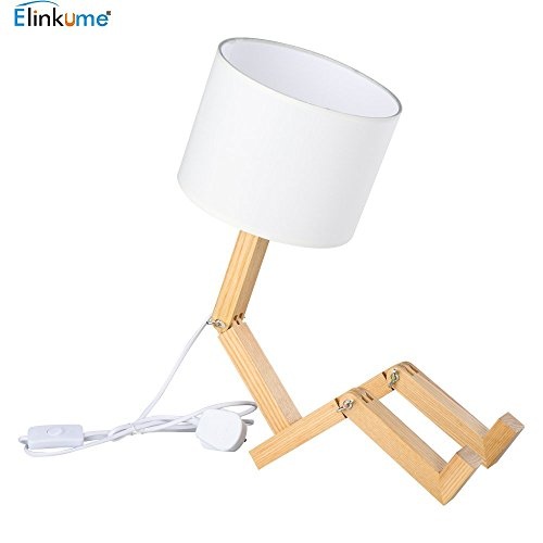 ELINKUME® Kreative Roboter Schreibtischlampe