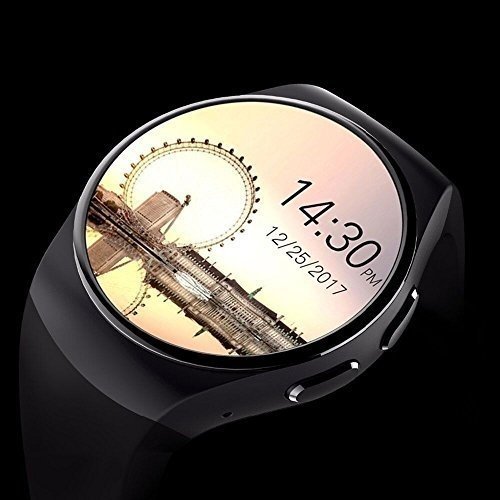 Evershop Bluetooth Smart Watch 1,5 inches IPS Round Touch Screen Smartwatch Phone with SIM Card and 