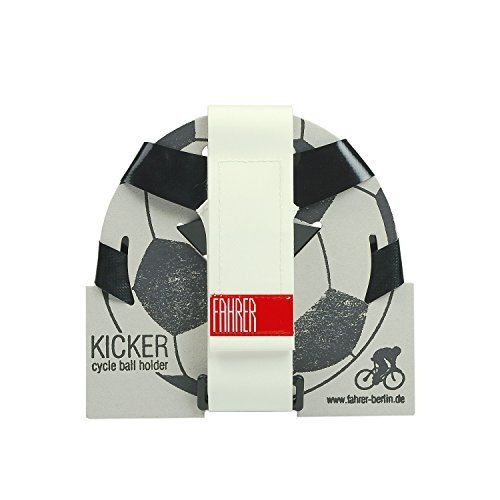 Fahrer Kicker Ballhalter, Schwarz/Weiß, One Size