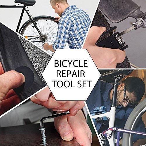 Fahrrad-Multitool, Migimi 16 in 1 Werkzeuge für Fahrrad Reparatur Set