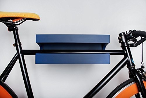Fahrrad Wandhalterung "Amsterdam" - aus massivem Eschenholz, handgearbeitet, in versch. Farben - Des