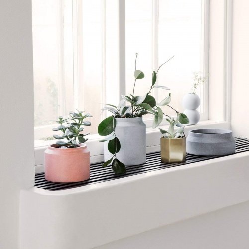 Ferm Living Blumentopf Pot Dunkelgrau - Beton