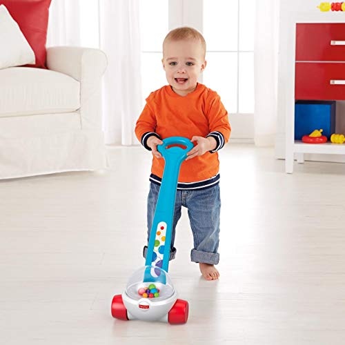 Fisher-Price Laufspaß Kugelroller Baby Lauflernhilfe mit bunten Kugeln