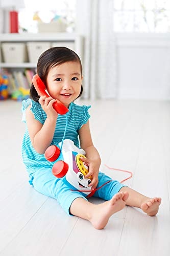 Fisher-Price Plappertelefon Motorikspielzeug mit Geräuschen