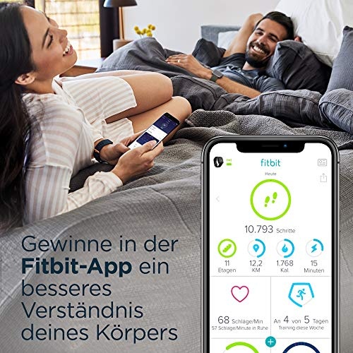 Fitbit Versa 2 – Gesundheits- und Fitness-Smartwatch mit Sprachsteuerung