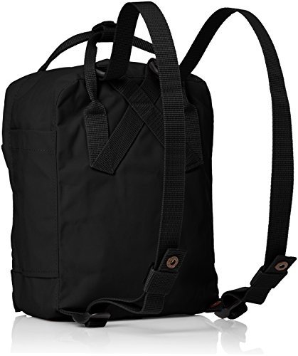 Fjällräven Unisex Rucksack Kånken Mini, black, 20 x 13 x 29 cm, 7 Liter, 23561-550