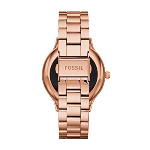 Fossil Damen Smartwatch Q Venture 3. Generation - Edelstahl - Roségold / Stylische Uhr mit Smartfun