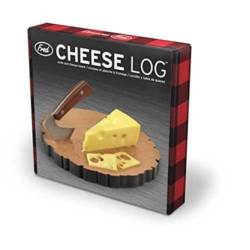 Fred & Friends Cheese Log Board and Knife Set