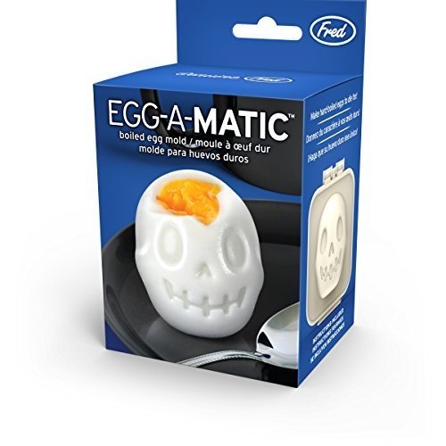 Fred und Friends Egg-A-Matic Ei-Förmchen Totenkopf schwarz