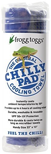Frogg Togg Kühlendes Handtuch, das Original Chilly Pad, herren, HiVis Green, 33X13