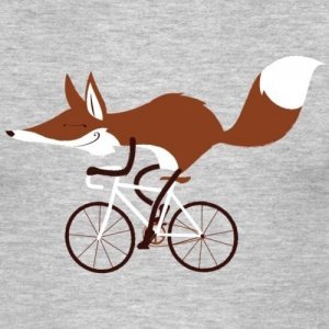 Fuchs Auf Rennrad Männer T-Shirt