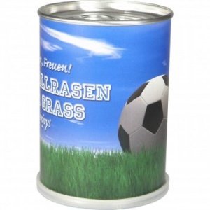 Fußballrasen aus der Dose