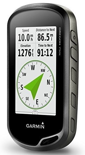 Garmin Oregon 750 GPS-Handgerät mit Autofokus-Kamera, wiederaufladbarem Akku-Pack, Aktivitätsprofi