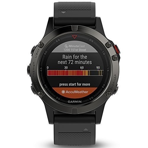 Garmin fēnix 5 GPS-Multisport-Smartwatch - 24/7 Herzfrequenzmessung am Handgelenk, zahlreiche Sport