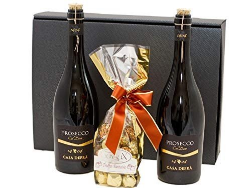 Geschenkset Prosecco mit Schokoladentrüffel