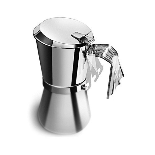 Giannini 103i Espressokocher, 6/3 cup, Induktion, silber