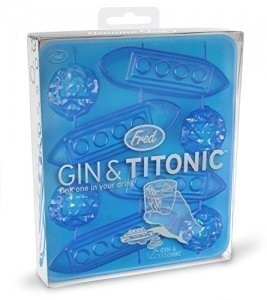Gin & Titonic Eiswürfelform untergehende Titanic mit Eisberg