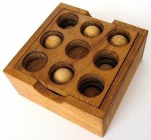 Golf Puzzle - 3D Puzzle - Denkspiel - Knobelspiel - Geduldspiel aus Holz